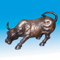 Bronze bull CA-0014