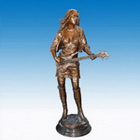 Brass music theme statue CCS-112