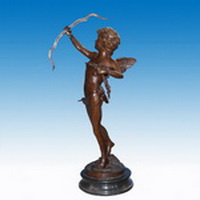 Brass cherub statue CCS-120