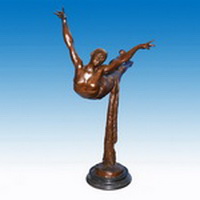 Brass Dancing girl sculpture CCS-115