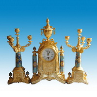 Brass clock CC-029
