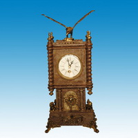 Brass clock CC-048