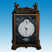 Brass clock CC-015