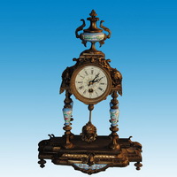 Brass clock CC-009