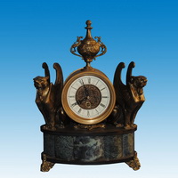 Brass clock CC-005