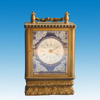Brass clock CC-002